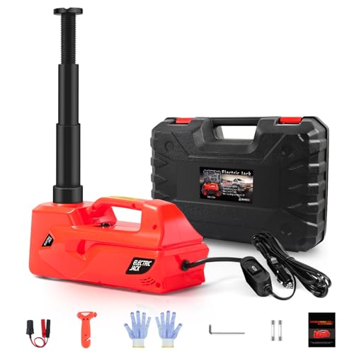 E-HEELP Electric Car Jack 5 ton Powerful Hydraulic Car Lift Jack Portable economical Durable and Easy-to-use Emergency car kit for Car Repair Vehicle Maintenance Roadside Assistance Use