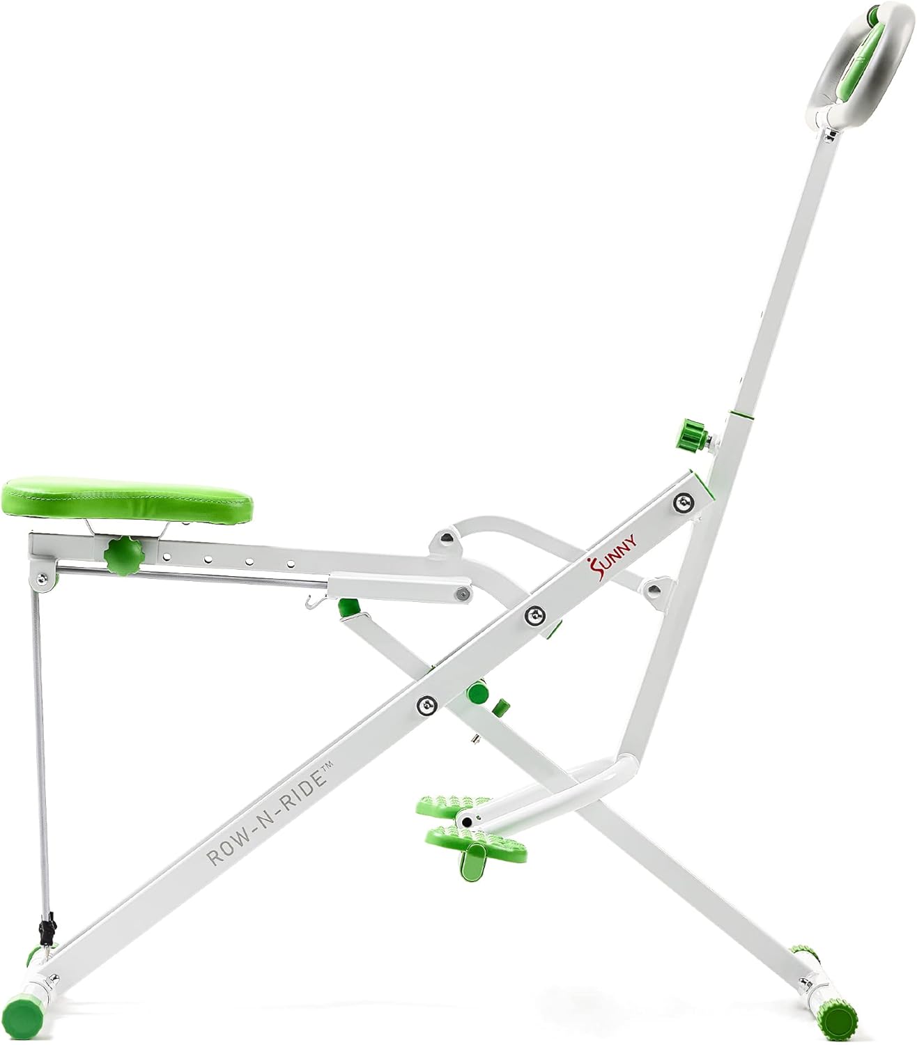Sunny Health & Fitness Upright Row-N-Ride® Exerciser in Green - NO. 077G
