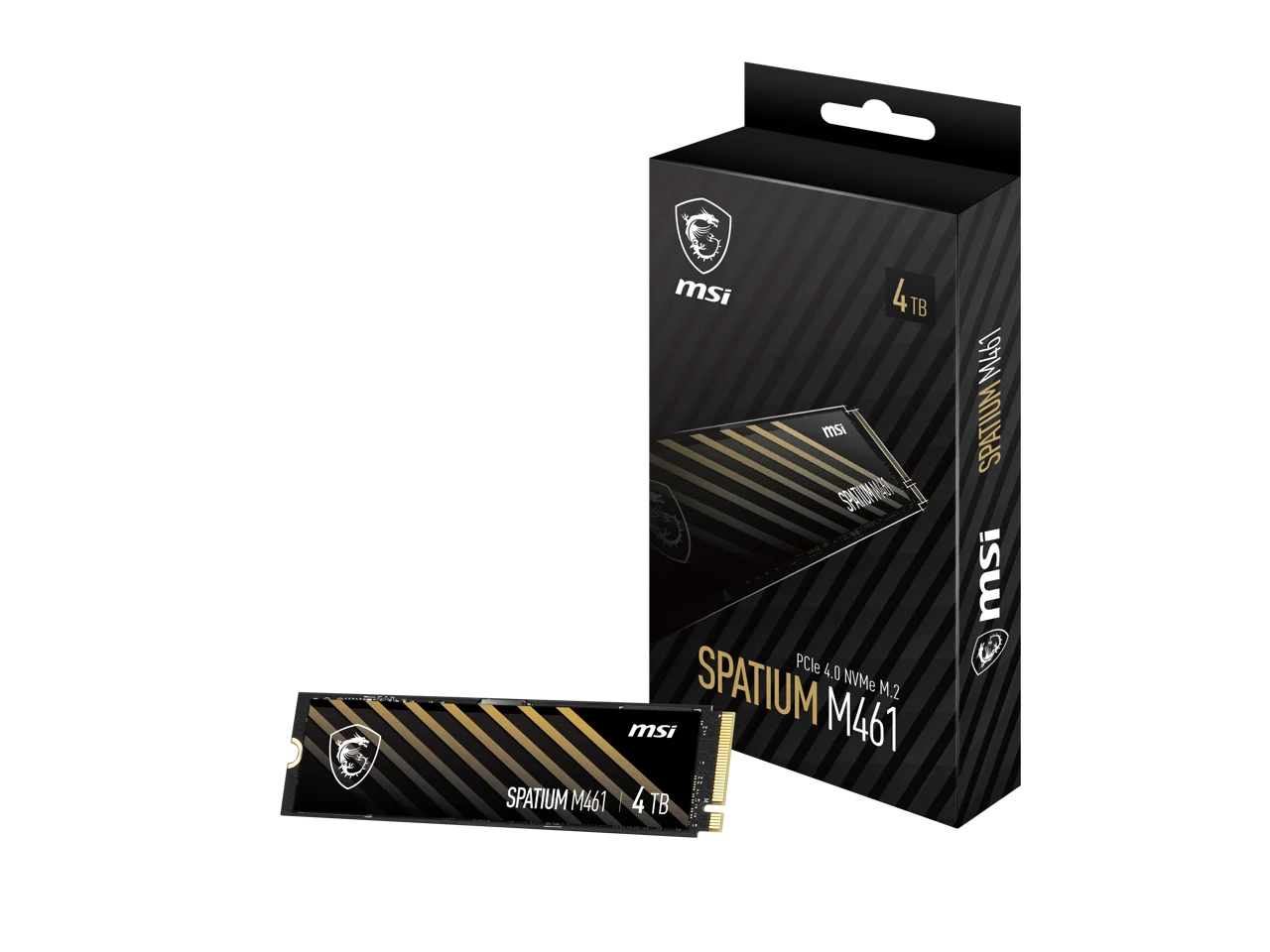 MSI M461 M.2 2280 4TB PCI-Express 4.0 x4 3D NAND Internal Solid State Drive (SSD) SM461N4TB