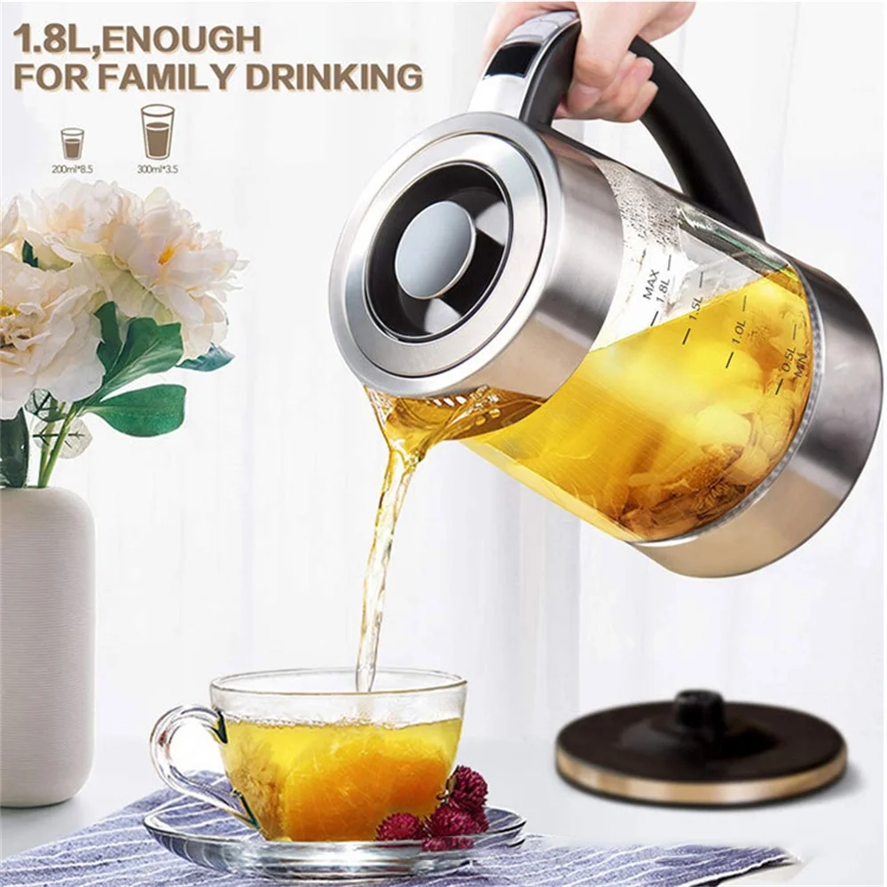 Intelligent Constant Temperature Glass Electric Kettle Household Multifunctional Automatic Power-off Insulation