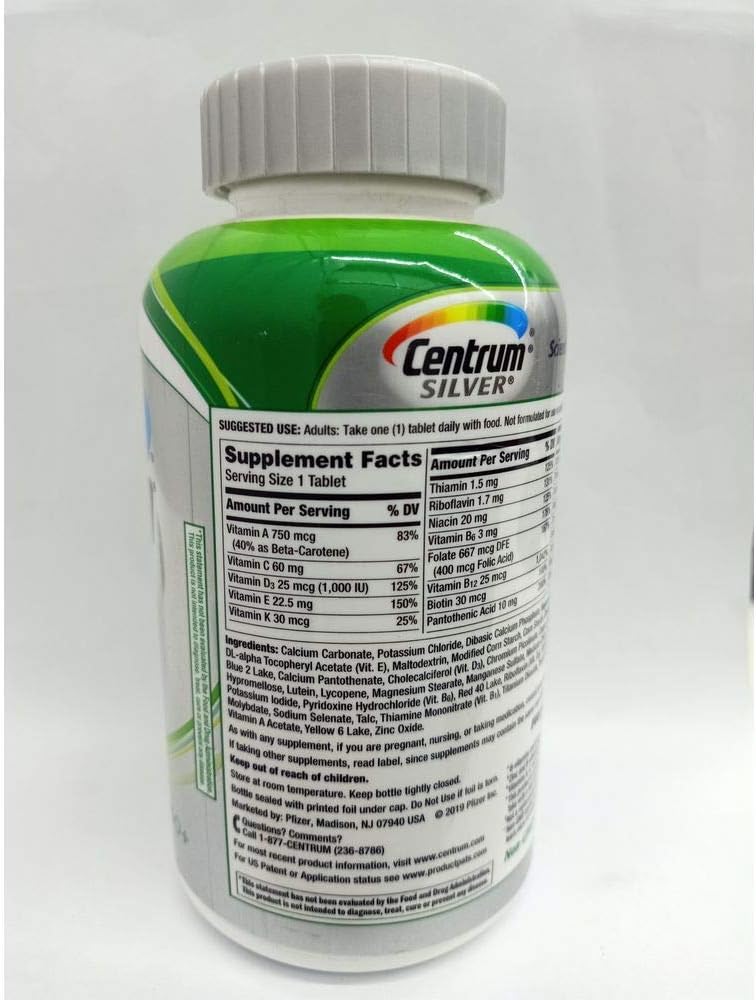 Centrum Silver Adults 50+ 325 Tablets
