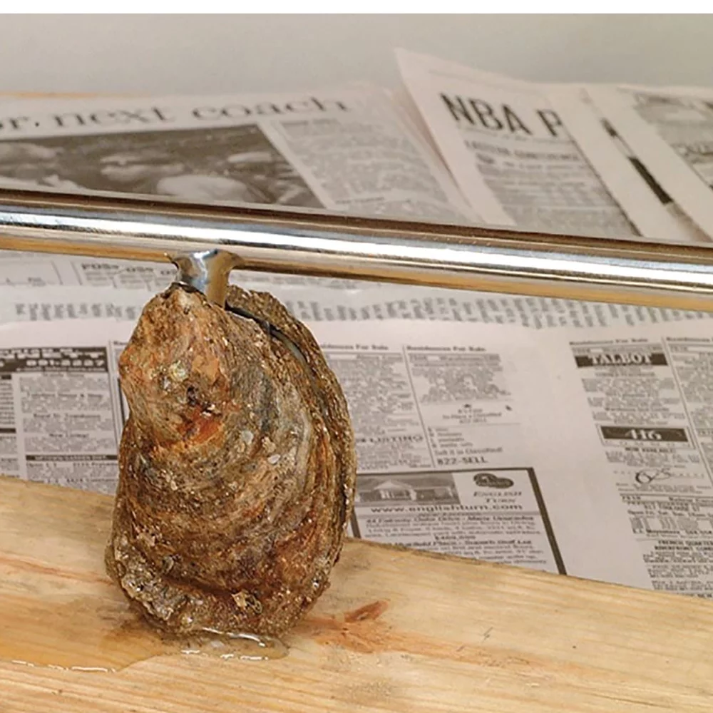 King Kooker 5500 Stainless Steel Easy Operation Oyster Opener with Oyster Knife