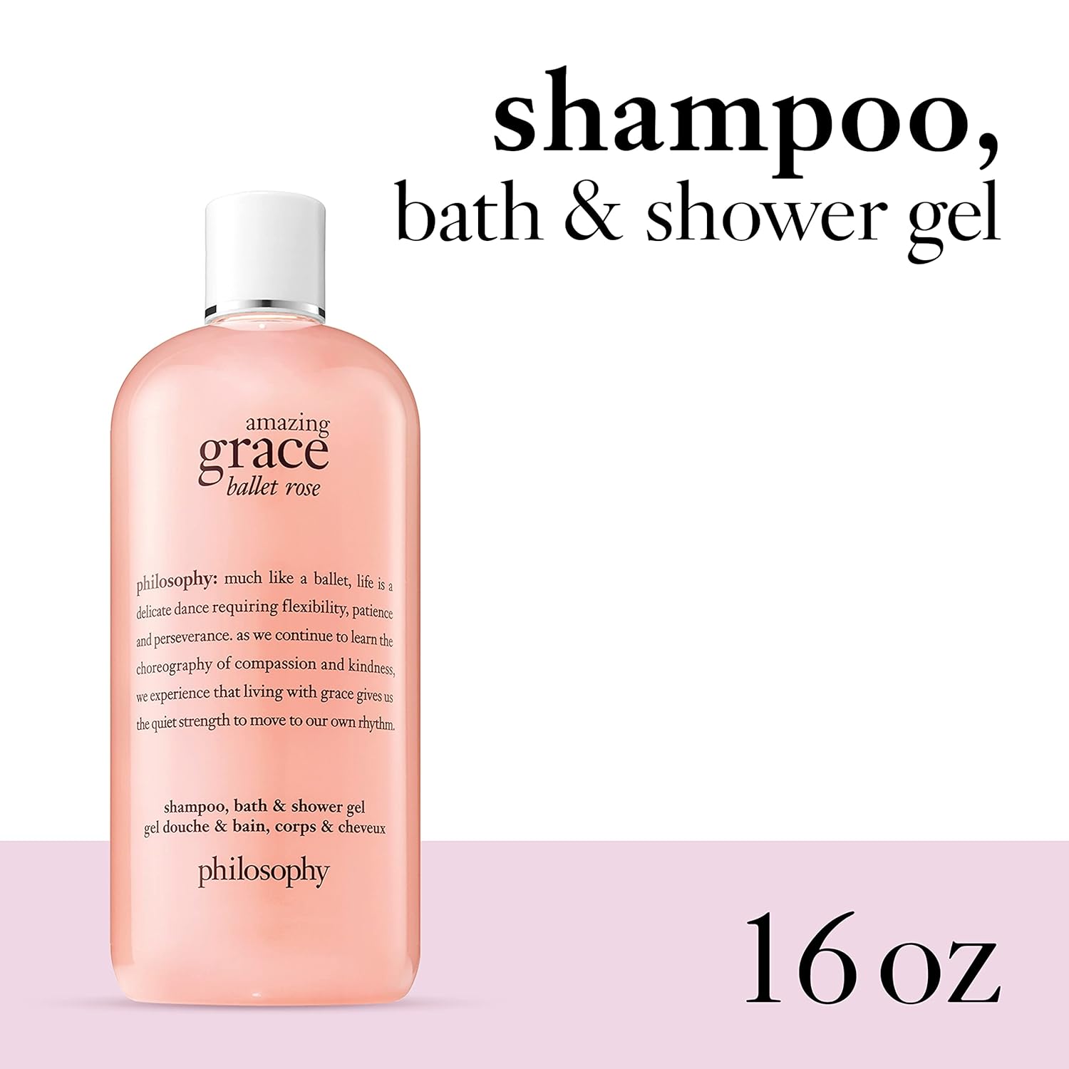 philosophy amazing grace ballet rose emulsion & shower gel duo