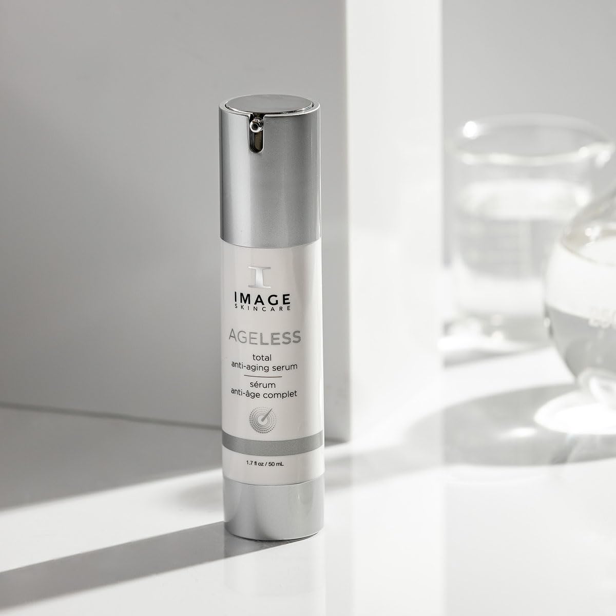 IMAGE Skincare, AGELESS Total Serum, AHA Face Serum with Peptides to Firm, Hydrate, Smooth Wrinkles and Even Tone, 1.7 fl oz