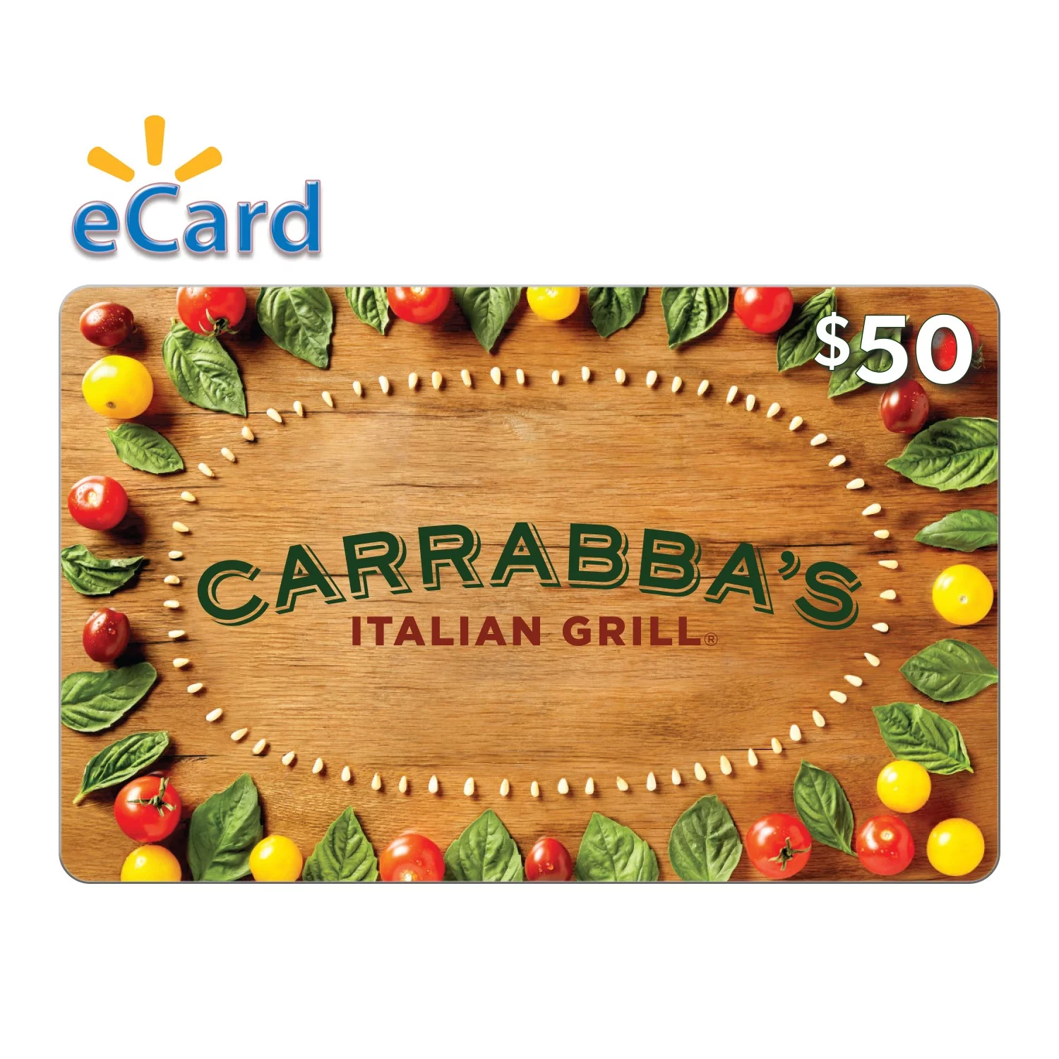 Carrabbas Italian Grill $50 eGift Card