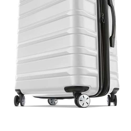 Samsonite Omni 2 Hardside Expandable Luggage with Spinner Wheels, 2-Piece Set (19/24), Lagoon Blue