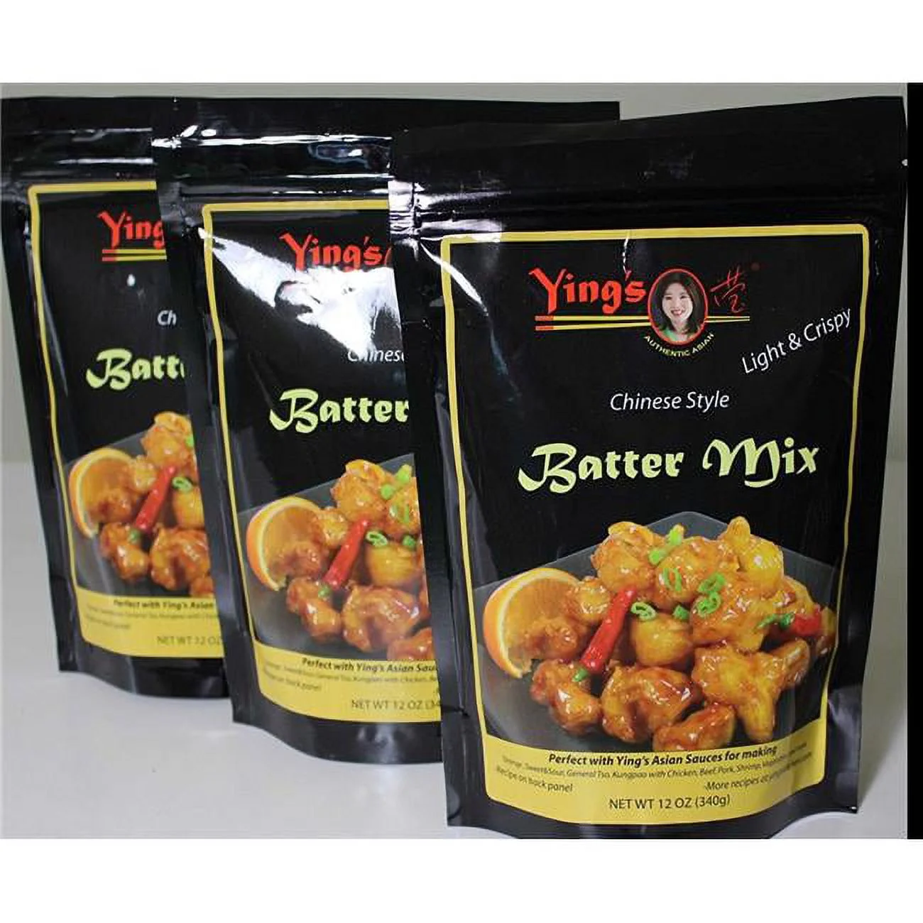 Yings  12 oz Batter Crispy Light Mix, Pack of 8