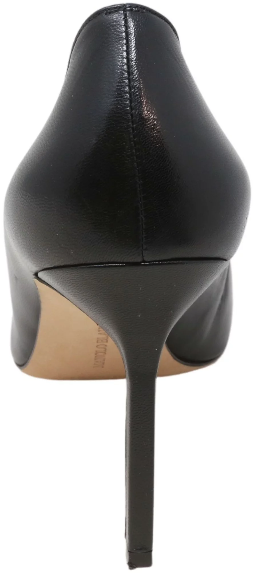 Manolo Blahnik Women's BB 90 Kid Black Ankle-High Leather Pump - 11M