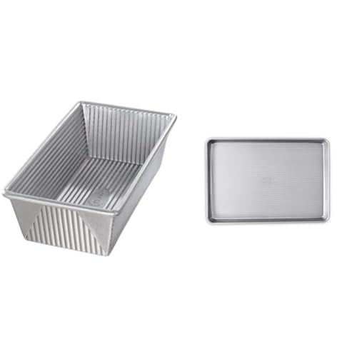 USA Pan Nonstick Standard Bread Loaf Pan, 1 Pound, Aluminized Steel