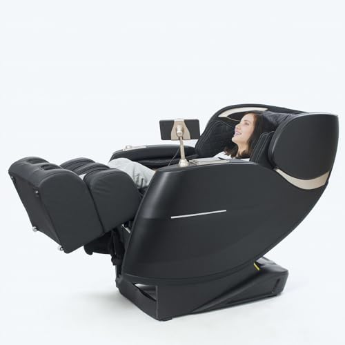 Panana Full Body Massage Chair,3 Level Zero Gravity Recliner Thai and Yoga Stretch, 3D SL Track, Airbags, Heating,Foot Massage,Wireless Phone Charging,Touch Screen, Emergency Stop,12 Modes