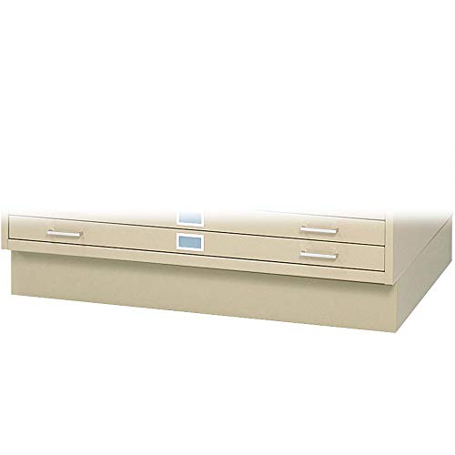 Safco Products 4999 Flat File Closed Base for 5-Drawer 4998 Flat File, Sold Separately, Tropic Sand
