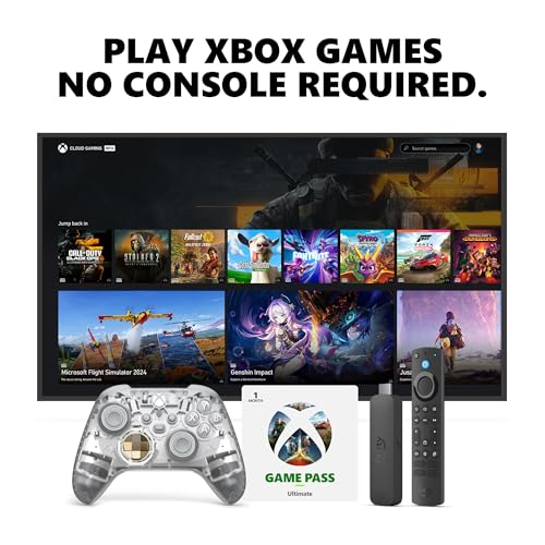 Xbox Wireless Gaming Controller (2025) – Carbon Black – Play on Xbox, Windows, Android, iOS, FireTV Sticks, Smart TVs, VR Headsets