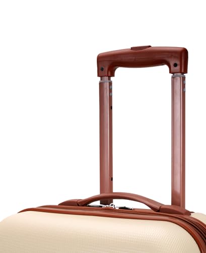 Rockland Melbourne Hardside Expandable Luggage with Spinner Wheels, Lavender, Carry-On 20