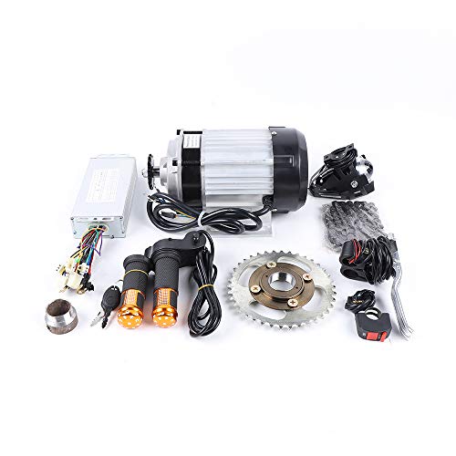 QUEWATSA Electric Tricycle Motor Kit, 48V 750W / 500W Single-Phase Electric Bicycle Trike Conversion Kit Electric Scooter Bicycle Motorcycle for Go Kart ATV Electric Bicycle Conversion Kit