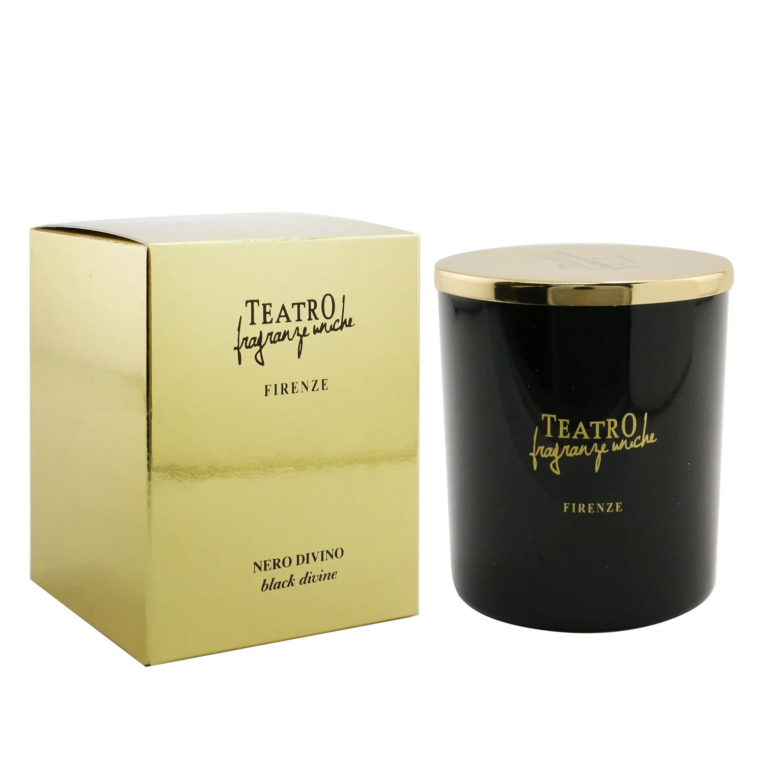 Teatro Scented Candle - Nero Divino (Black Divine)  180g/6.2oz