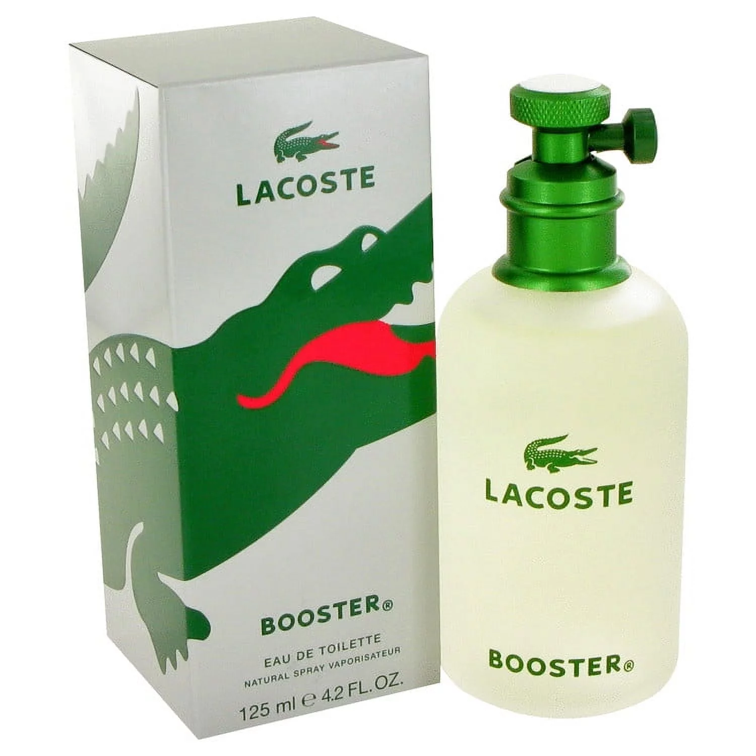 Booster Eau De Toilette Spray By Lacoste4.2 Oz (Pack 2)