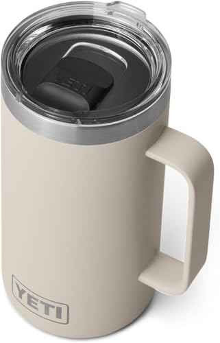 YETI Rambler 24 oz Mug, Vacuum Insulated, Stainless Steel with MagSlider Lid