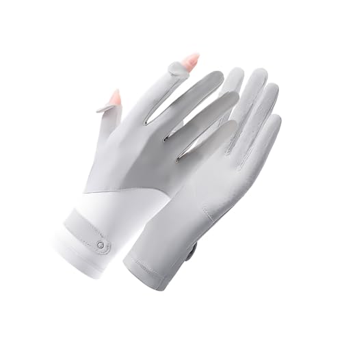 Women UV Sun Protection Touchscreen Gloves Full Finger Anti-Slip Cycling Gloves Summer Outdoor Gloves KCSSG002