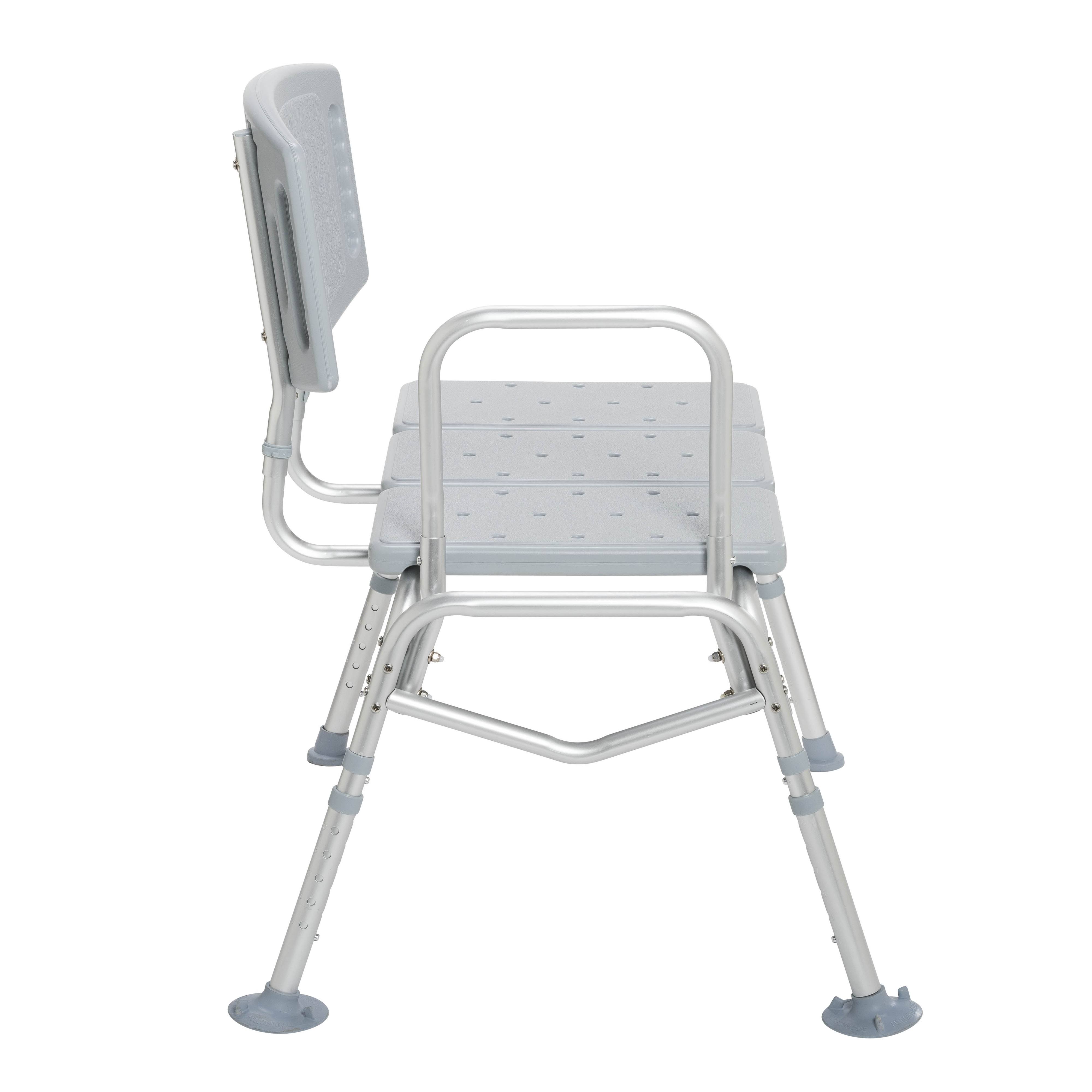 Drive Medical - Heavy Duty Bariatric Plastic Seat TRANSFER Bench