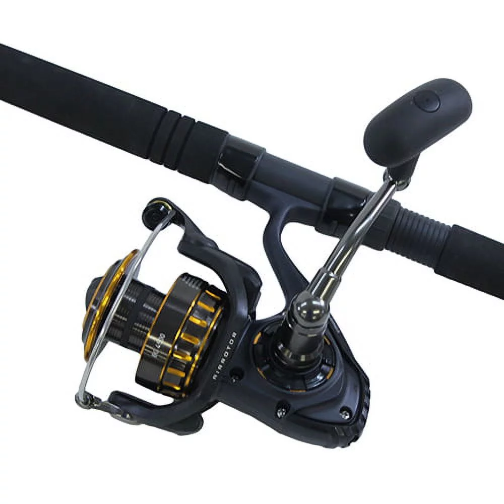 Daiwa BG4500-701MH 7 in. BG Saltwater Pre-Mounted Combo- Medium Heavy Power, 5 Guides