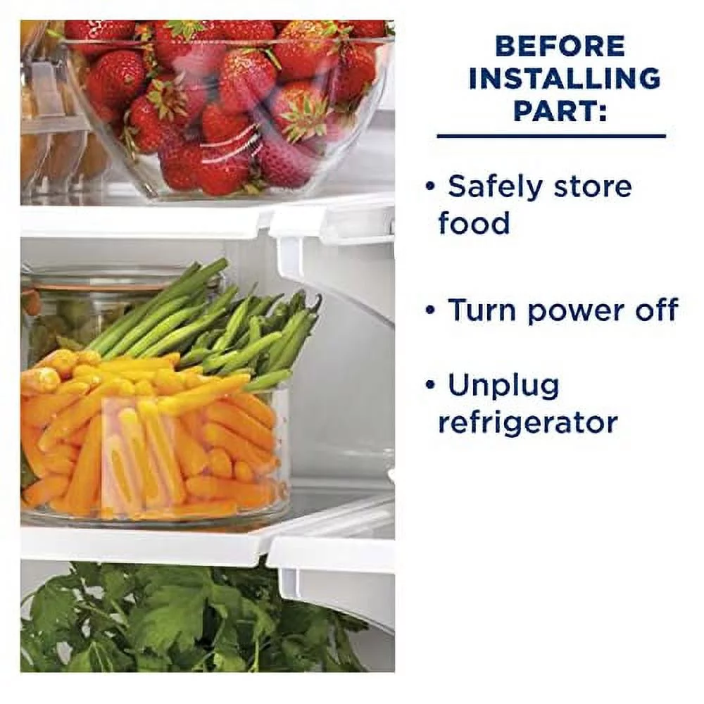 GE Appliances Efficient Refrigerator Evaporator Fan Motor for Optimal Cooling WR60X26866, WR60X26033