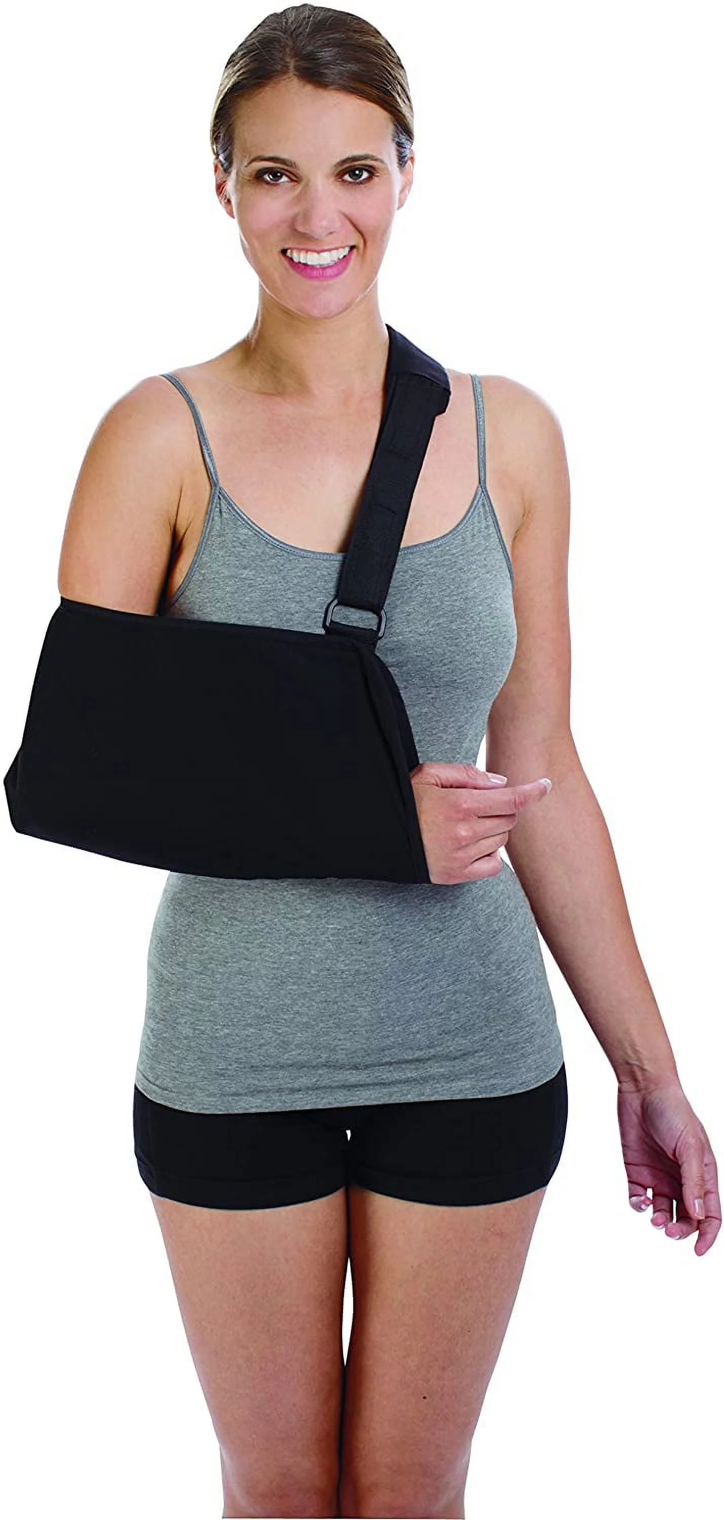 Arm Sling with Pad ProcareÂ® Deluxe Hook and Loop Strap Closure Medium