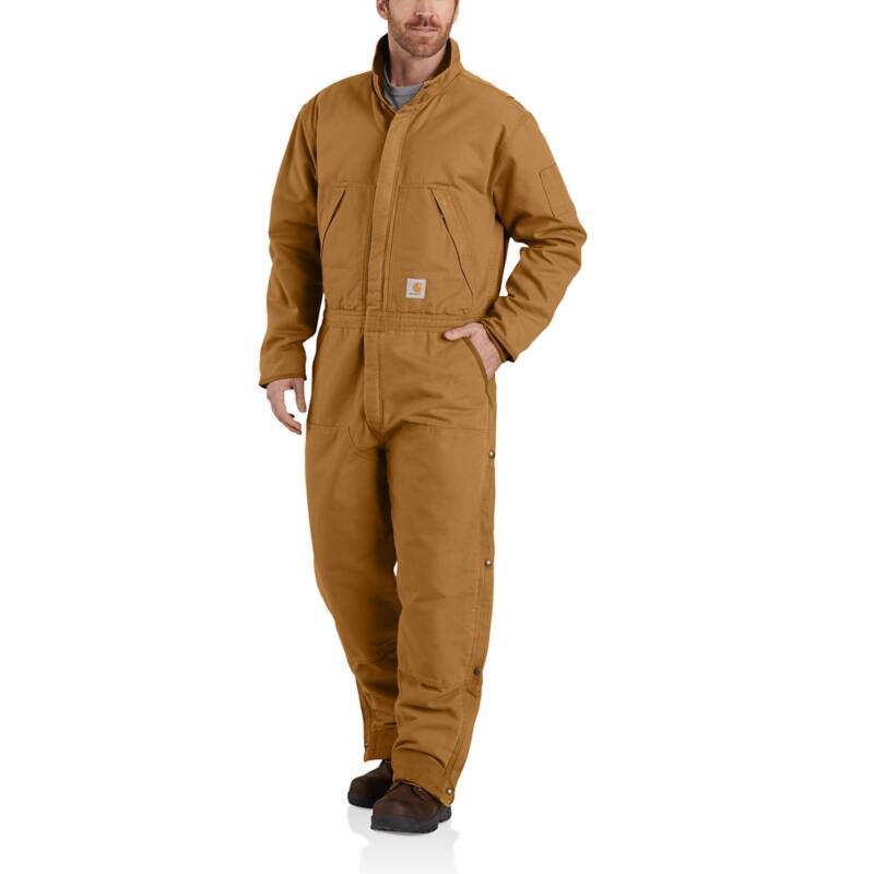 Carhartt Loose Fit Washed Duck Insulated Coverall | Black | 3XL