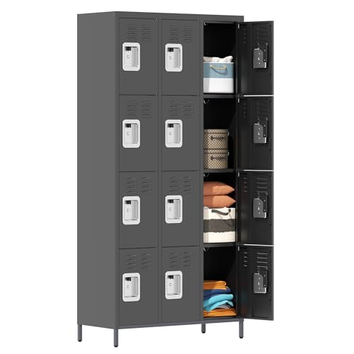 Metal Locker 3 Doors Storage Lockers for Employee,72