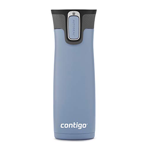 Contigo AUTOSEAL West Loop Vacuum-Insulated Stainless Steel Travel Mug with Easy-Clean Lid 20 oz Sake