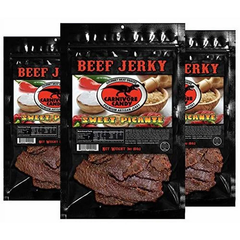 Jerky hree Pack (hree 3Oz Bags) (Swee Picane)