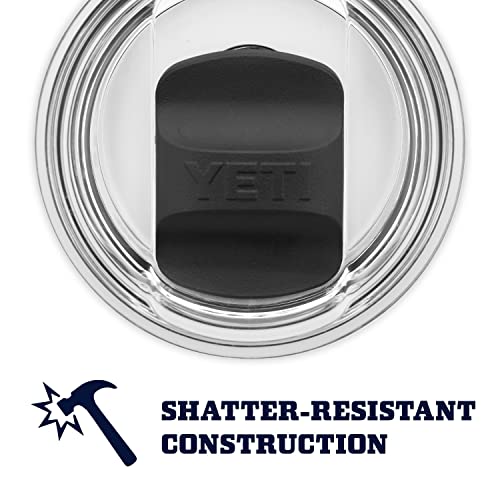 YETI Rambler 10 oz Tumbler, Stainless Steel, Vacuum Insulated with MagSlider Lid, Firefly Yellow