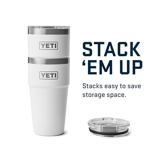 YETI Rambler 20 oz Stackable Tumbler, Stainless Steel, Vacuum Insulated with MagSlider Lid