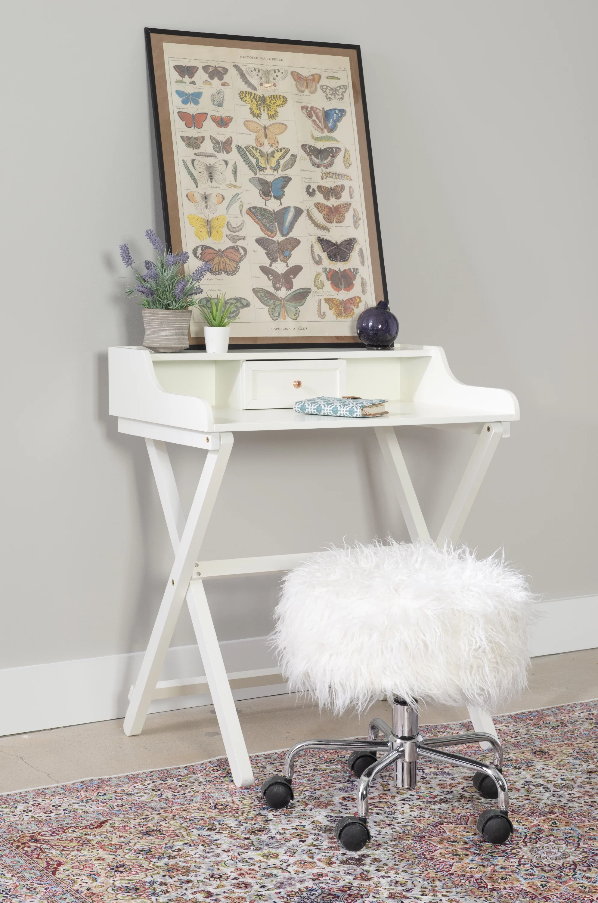 Linon Coy Folding Desk, 34.25