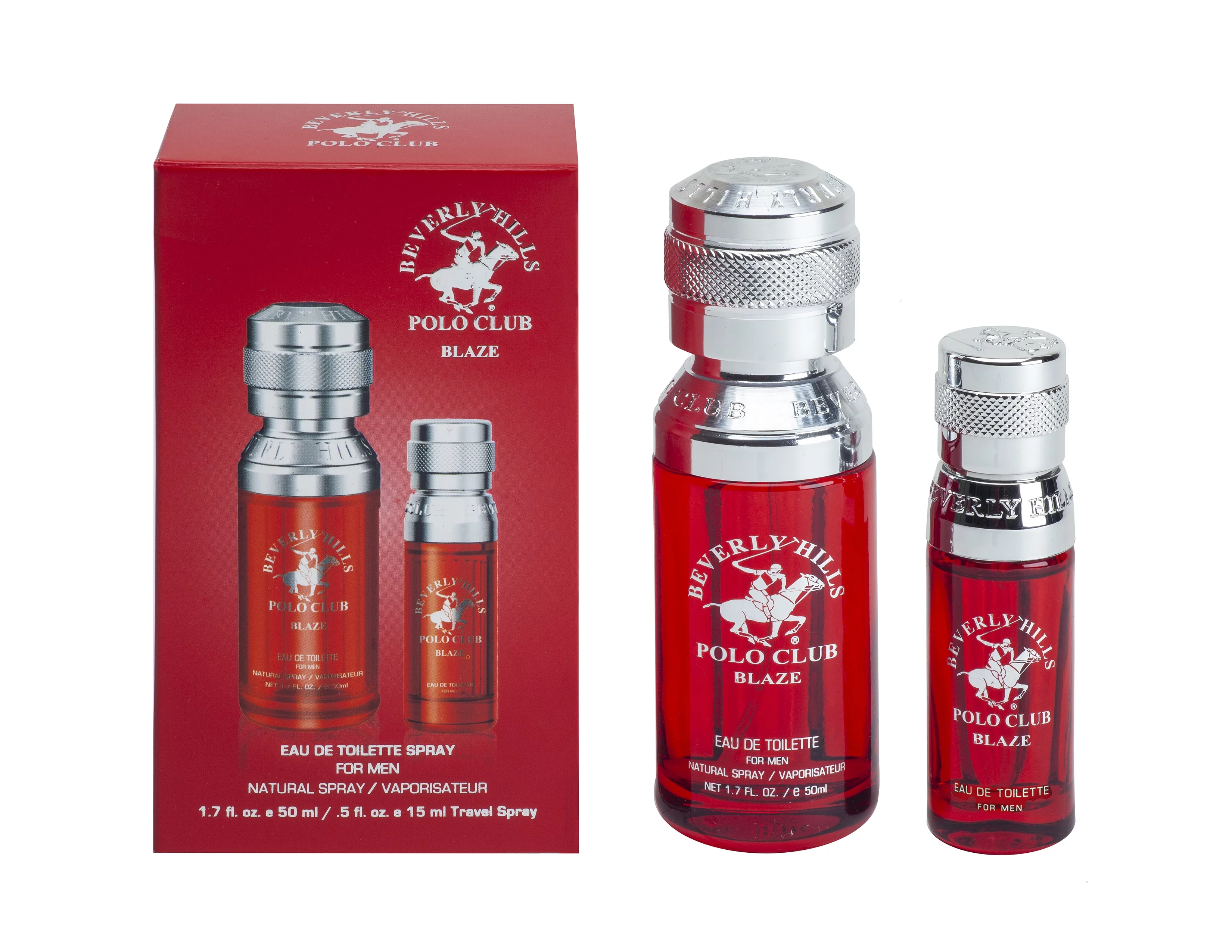 BHPC Blaze by Beverly Hills Polo, 1.7oz EDT Spray + Bonus 0.5oz EDT Spray