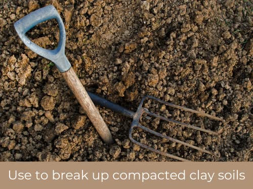 1 lb Gypsum - Natural Mineral Calcium Sulfate Dihydrate Powder - Garden Soil Amendment Fertilizer for Lawns & Plants - Calcium Sulfate Soil Conditioner - 100% Water Soluble 16 oz