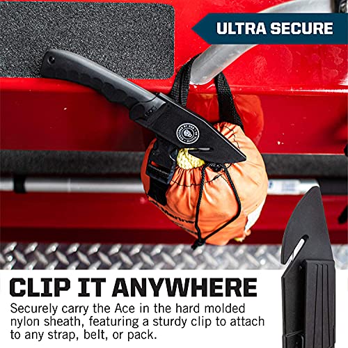 SOG Fixed Blade Knives with Sheath - Ace Field Knife, Survival Knife, Hunting Knife, Camping Knife with 3.8 Inch Full Tang Blade