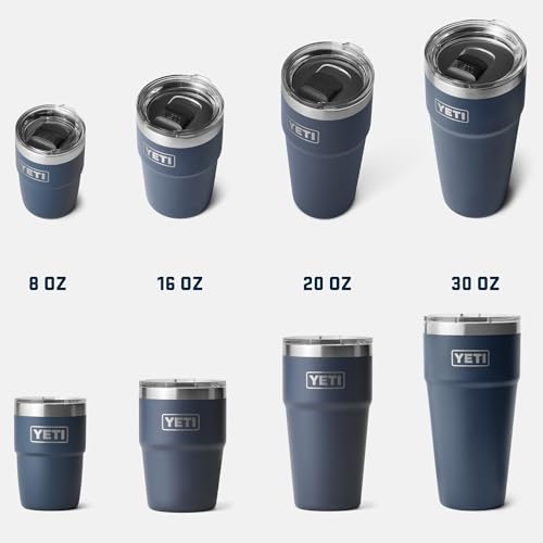 YETI Rambler 20 oz Stackable Tumbler, Stainless Steel, Vacuum Insulated with MagSlider Lid