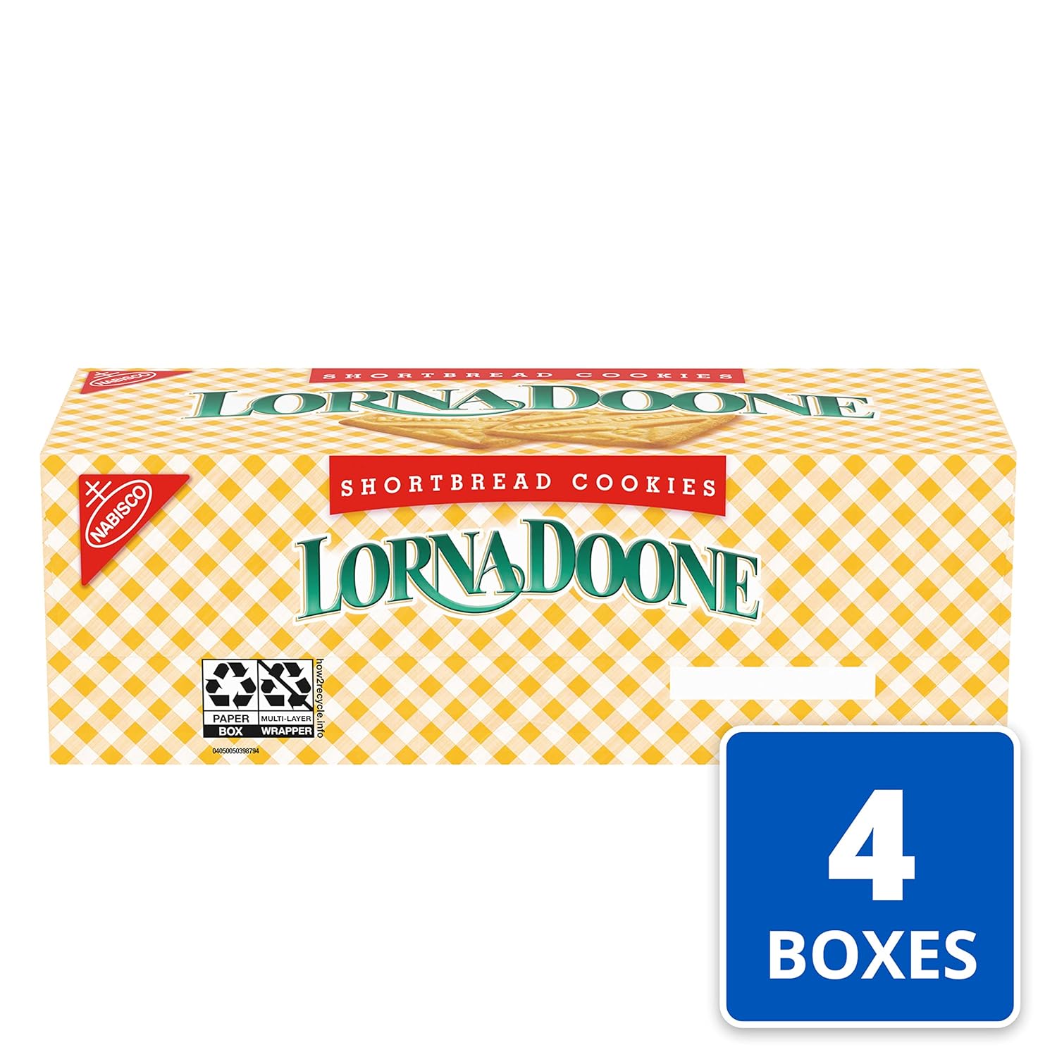 Lorna Doone Shortbread Cookies, 1 Oz Single Serve Cookies (Pack of 120)