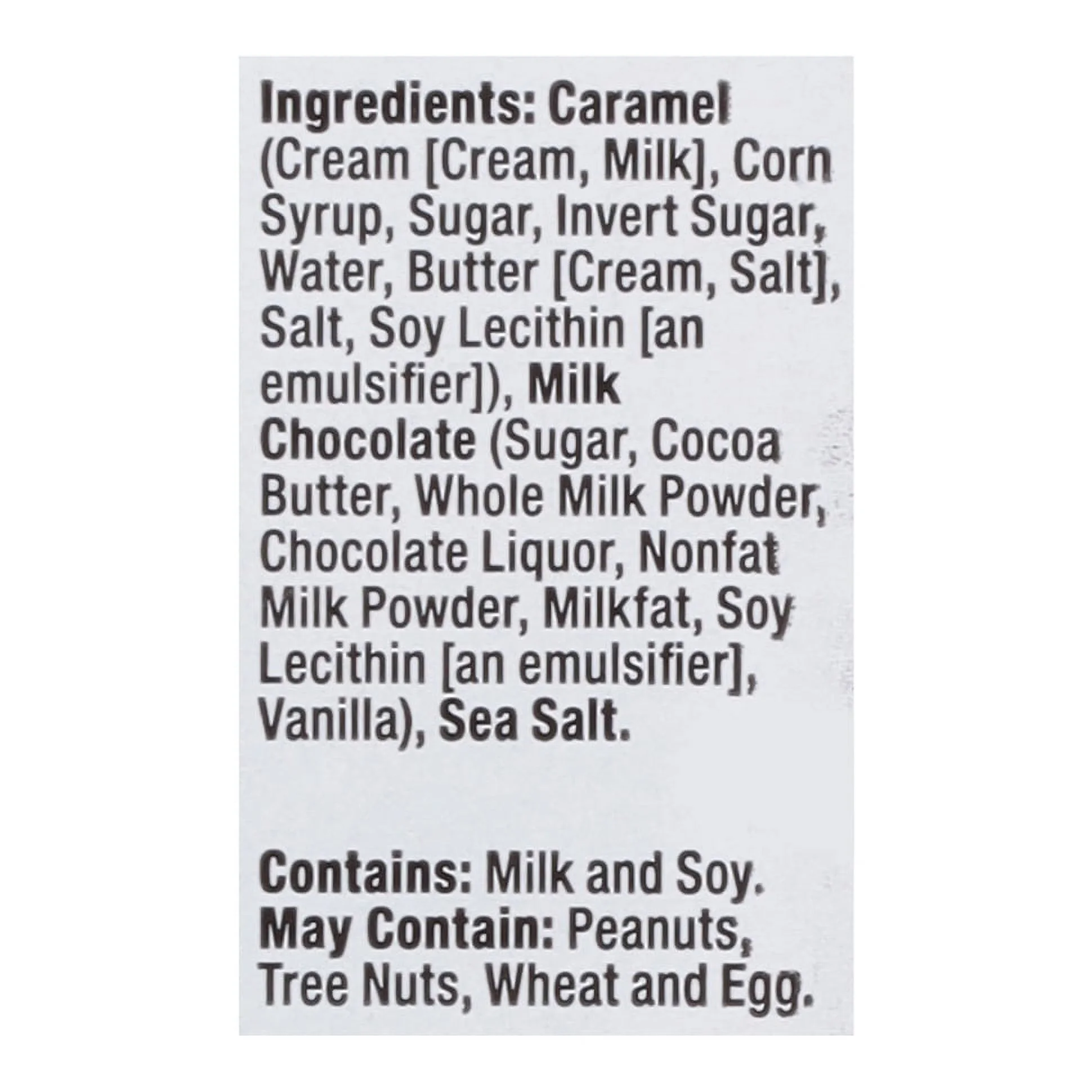 Sanders Milk Chocolate Sea Salt Caramels Pinch Grip Tub, 28 oz.