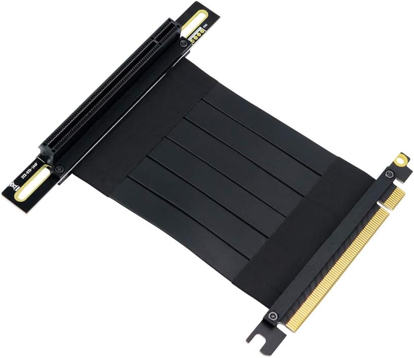 Pcie Extension Cable Pcie x16 Extension Cable PCIE Express3.0 16X Extension Cable pcie Riser (pcie 16X 180 Degree Cable 20cm)