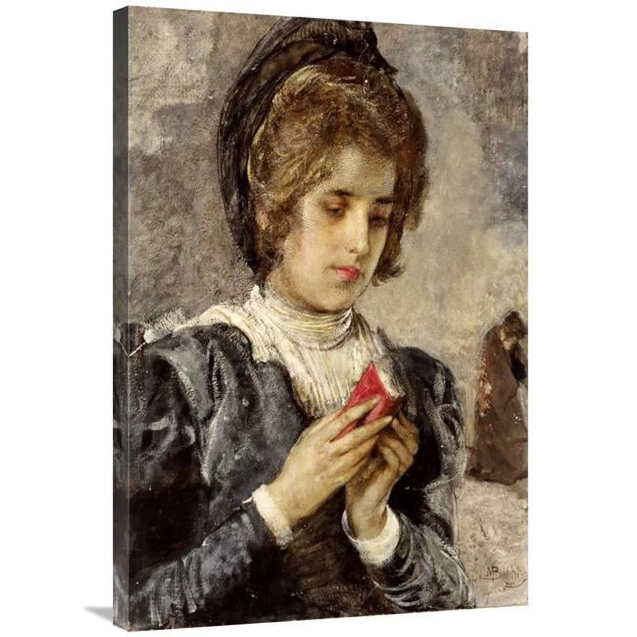 36 in. A Moment of Meditation Art Print - Mose Bianchi