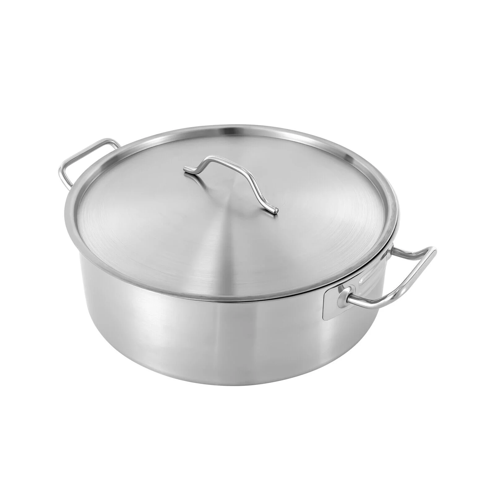 11 Quart Kitchen Stainless Steel Stockpot Widened and Deepened Pot Large Soup Cookware with Lid