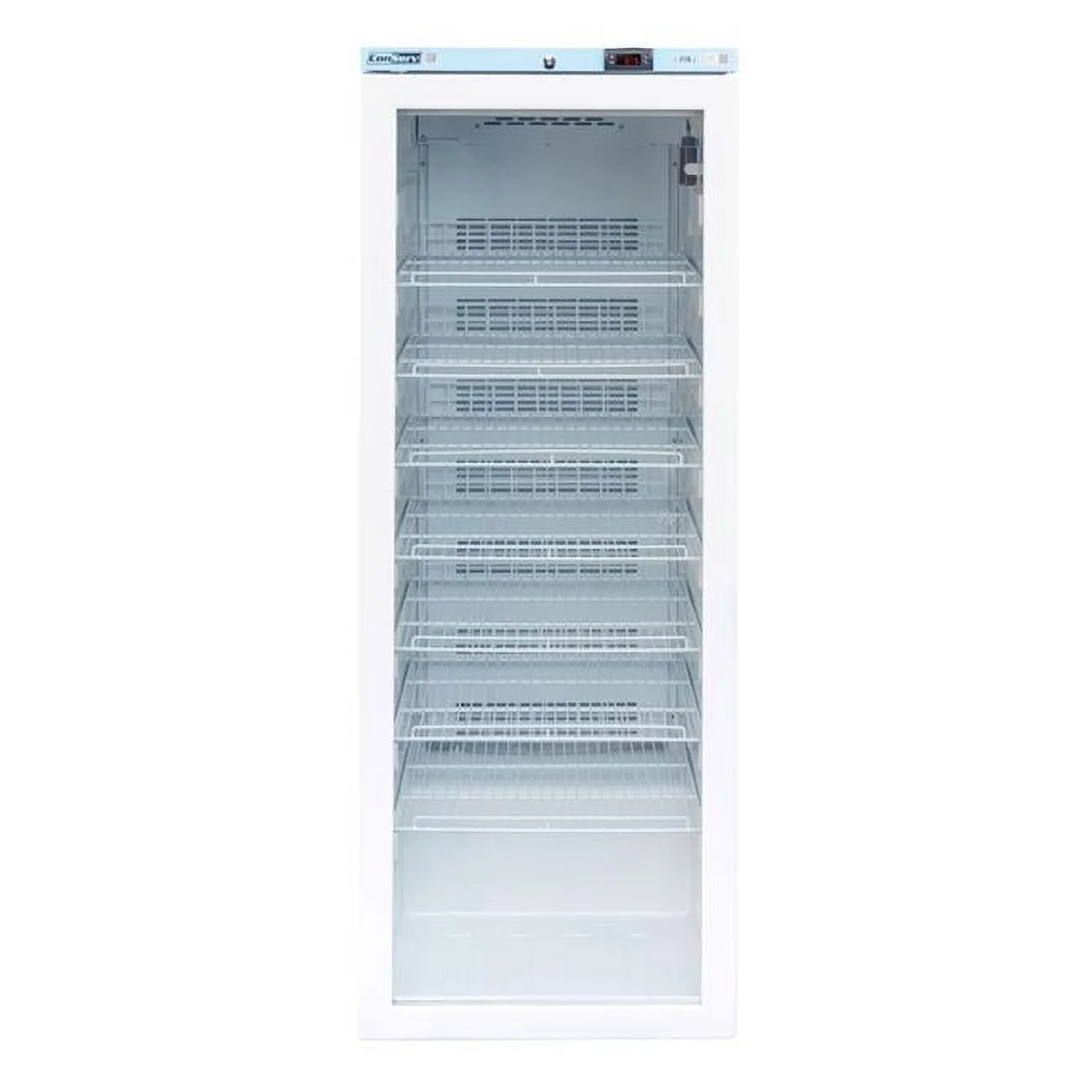 Equator Advanced Appliances  12.7 cu.ft. Commercial Refrigerator in White with Glass Door and Temperature Alarm