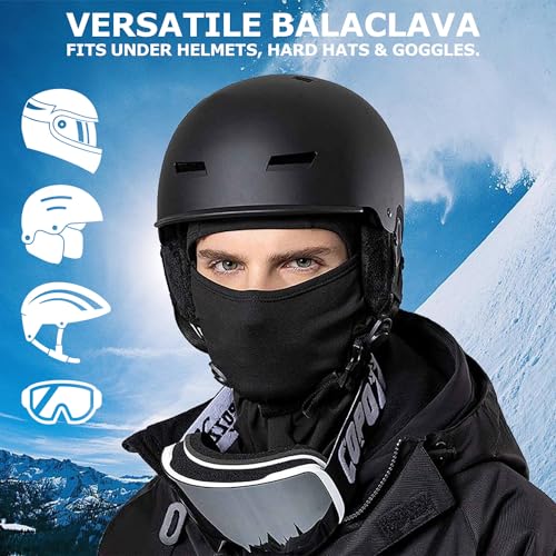 Headshion Cooling Balaclava Face Mask Men Women Summer, 2-Pack Lightweight Ski Mask Helmet Liner with Long Neck Coverage