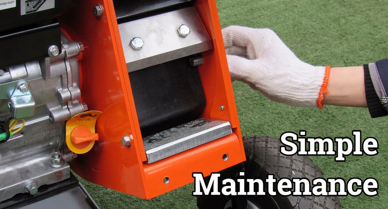 EFCUT R0 Wood Chipper Shredder Mulcher 7HP Gas Powered Heavy Duty Compact Design 3