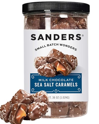 Sanders Milk Chocolate Sea Salt Caramels - 36 Oz. (2 pack)