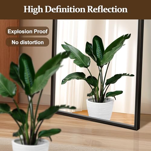 Gold Arched Full Length Mirror with Stand, 57