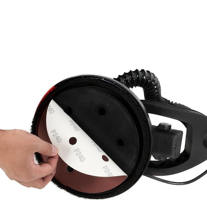 Powerful 9′′ Electric Drywall Ceiling Pole Sander Dustless Vacuum W/ LED