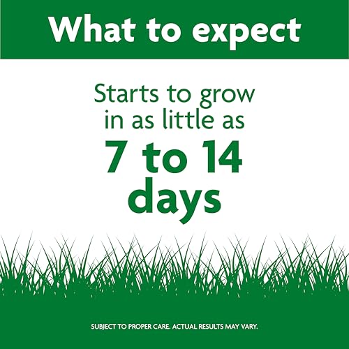 Scotts Turf Builder Grass Seed Tall Fescue Mix with Fertilizer and Soil Improver, Resists Harsh Conditions, 5.6 lbs.