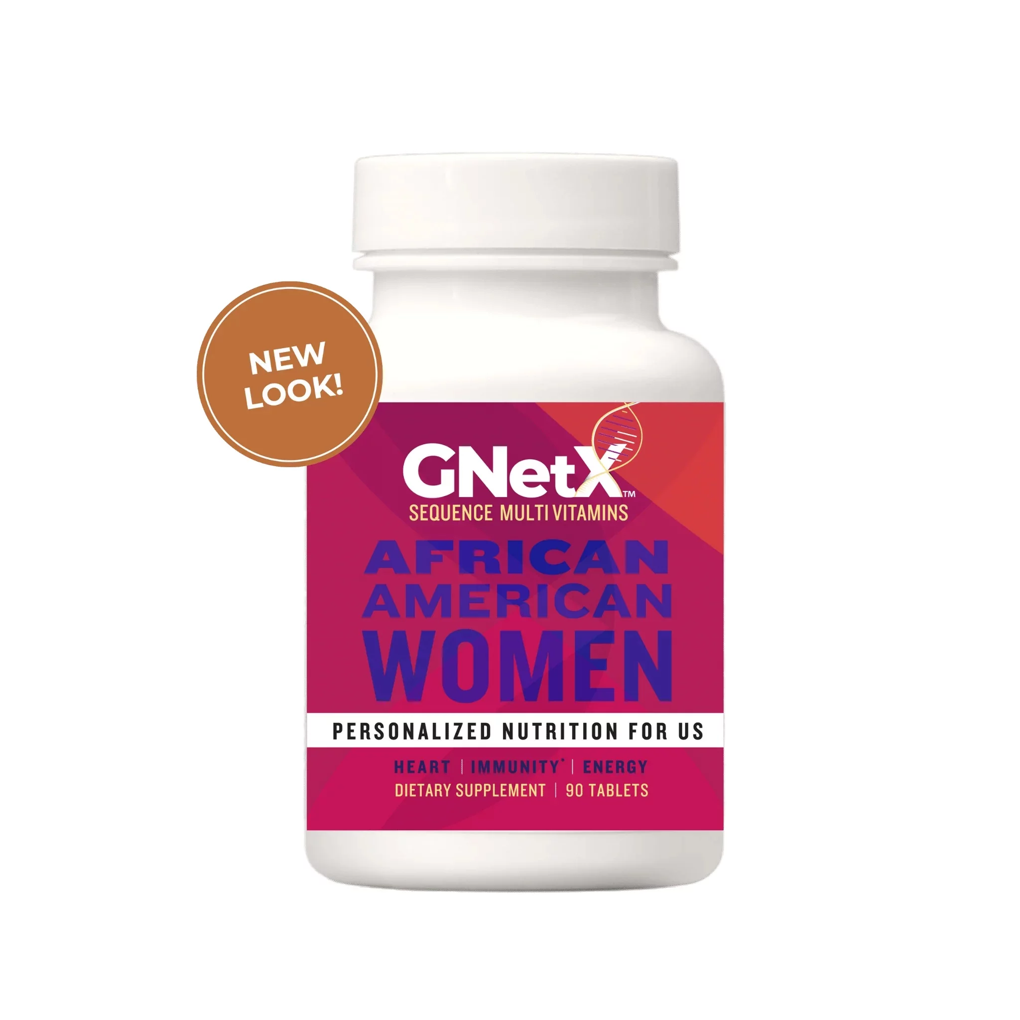 GNetX® Sequence Multivitamins  Minerals for African American Women 90 Tablets